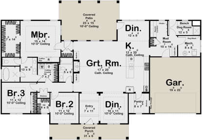 Main Floor  for House Plan #963-01040