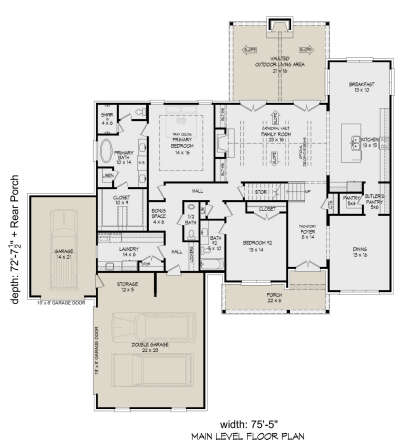 Main Floor  for House Plan #940-01164