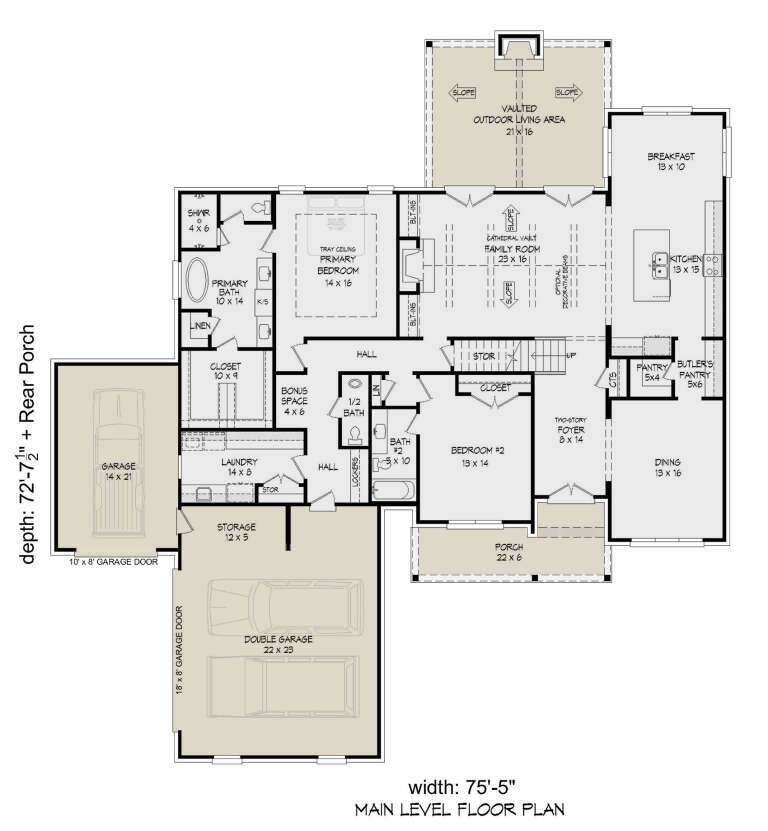 House Plan House Plan #31706 Drawing 1