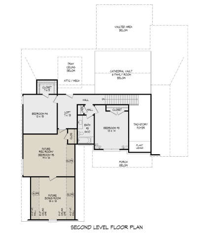 Second Floor for House Plan #940-01164