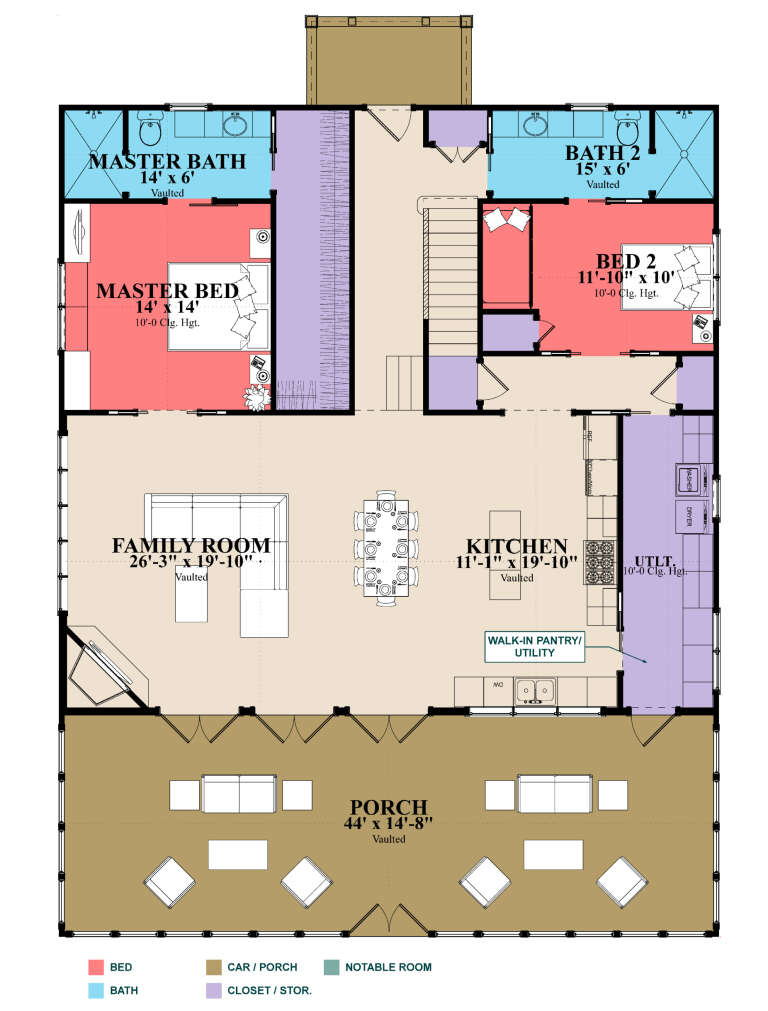 House Plan House Plan #31707 Drawing 1