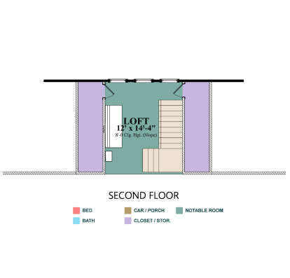 Second Floor for House Plan #1070-00334