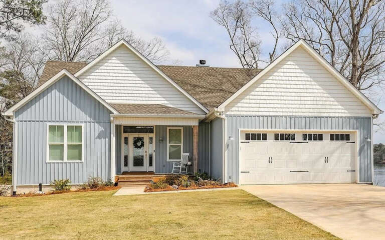 House Plan House Plan #31709 Angled Front Elevation