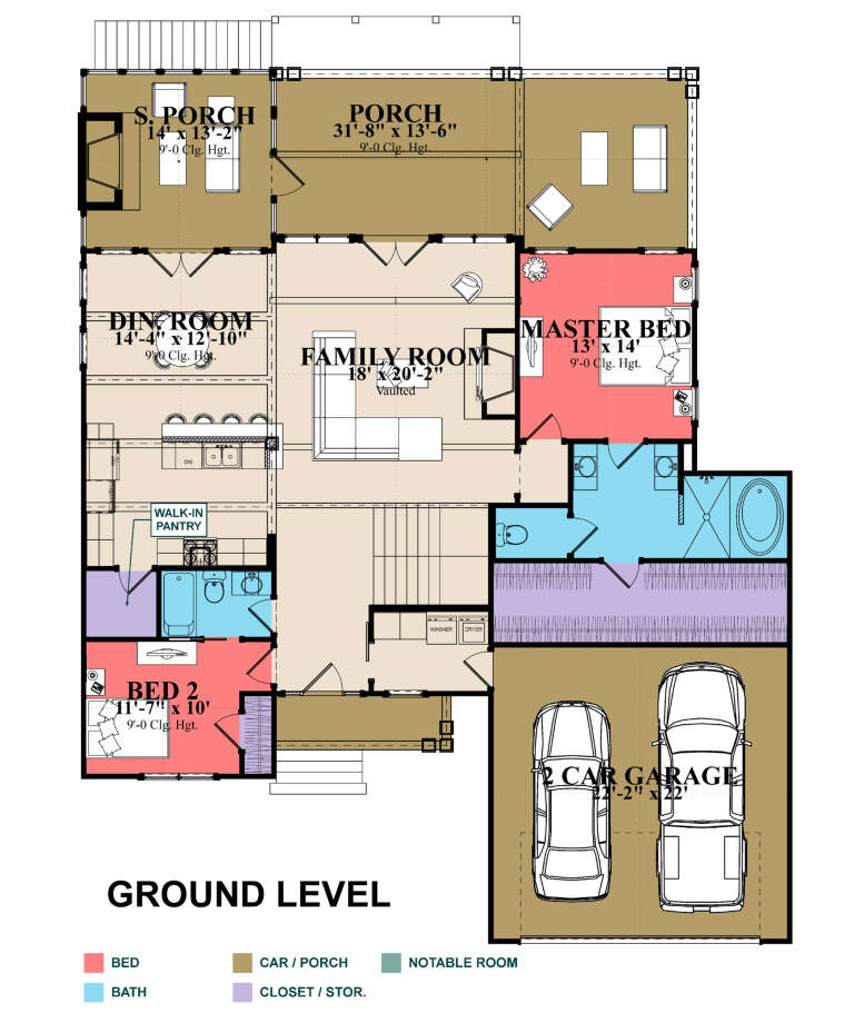 House Plan House Plan #31709 Drawing 1