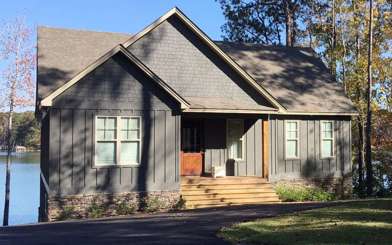 House Plan House Plan #31710 Angled Front Elevation