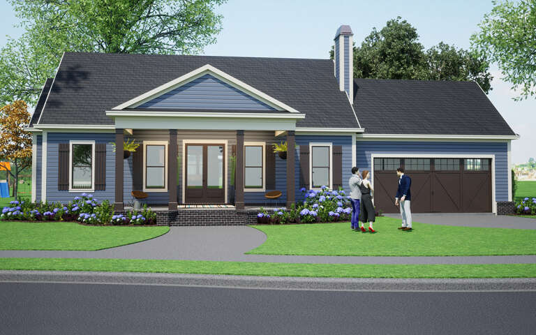 House Plan House Plan #31711 Front Elevation 