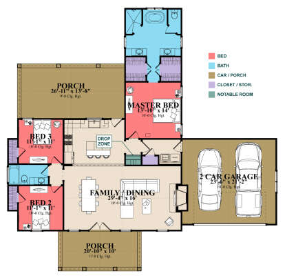 Main Floor  for House Plan #1070-00338