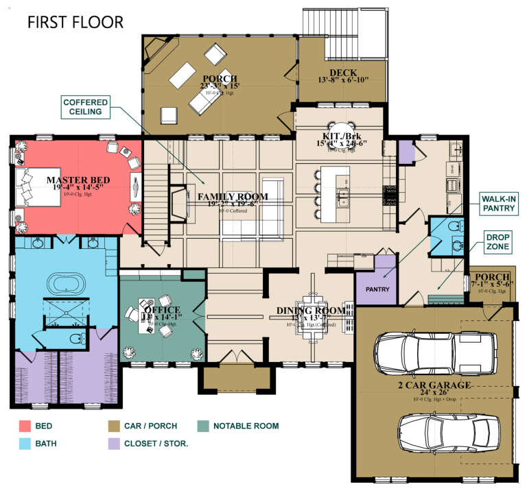 House Plan House Plan #31712 Drawing 1