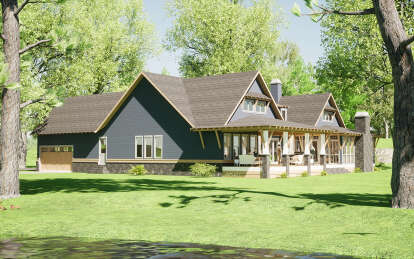 Craftsman House Plan #1070-00340 Elevation Photo
