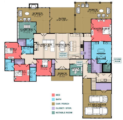 Main Floor  for House Plan #1070-00340