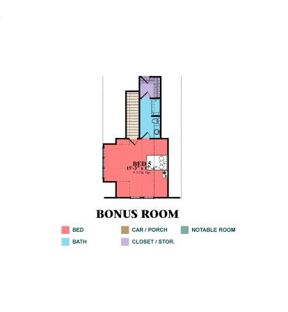 Bonus Room for House Plan #1070-00340