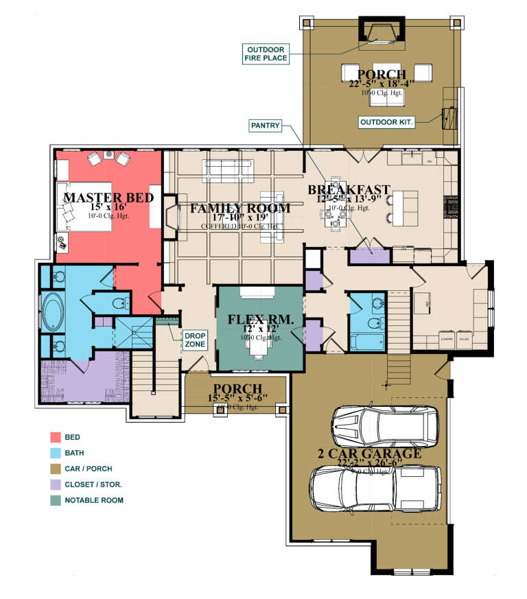 House Plan House Plan #31714 Drawing 1