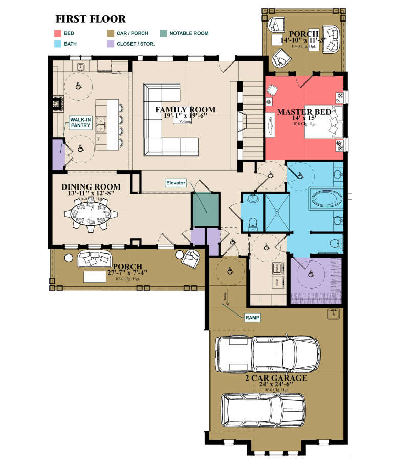 House Plan House Plan #31715 Drawing 1