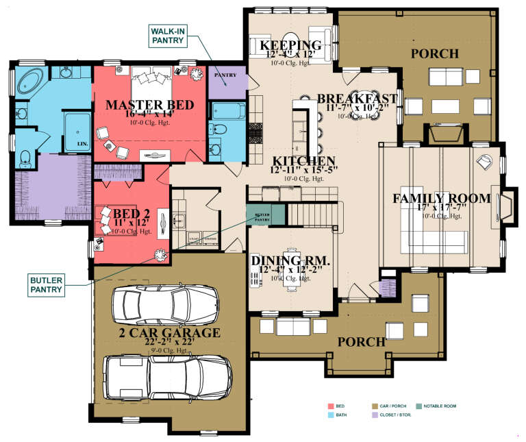 House Plan House Plan #31716 Drawing 1