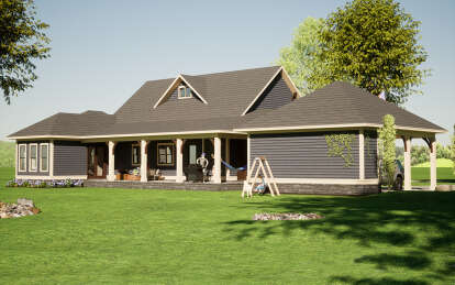Craftsman House Plan #1070-00344 Elevation Photo