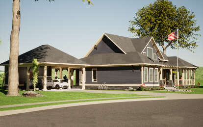 Craftsman House Plan #1070-00344 Elevation Photo