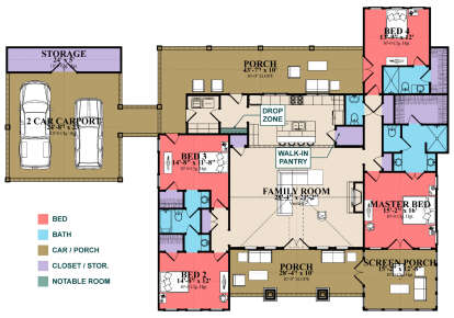 Main Floor  for House Plan #1070-00344