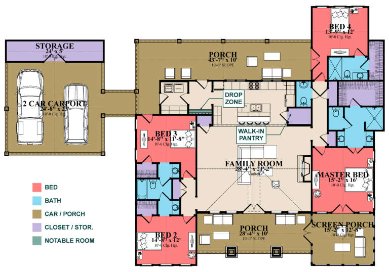 House Plan House Plan #31717 Drawing 1