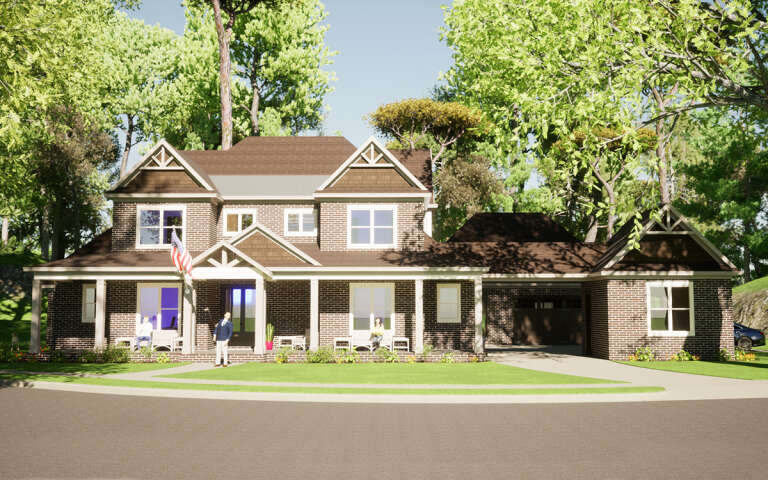 House Plan House Plan #31719 Front Elevation 