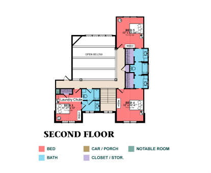 Second Floor for House Plan #1070-00346