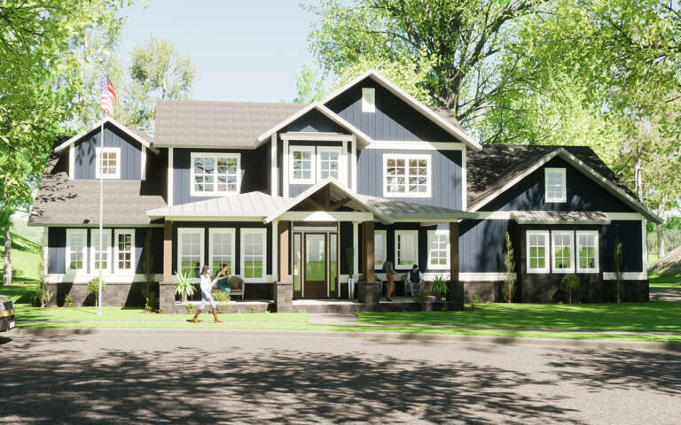 House Plan House Plan #31720 Front Elevation 