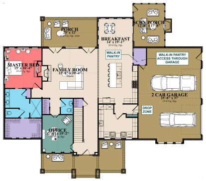 Main Floor  for House Plan #1070-00347