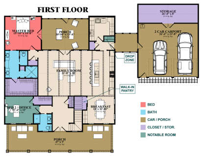 Main Floor  for House Plan #1070-00350