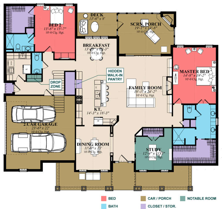 House Plan House Plan #31724 Drawing 1
