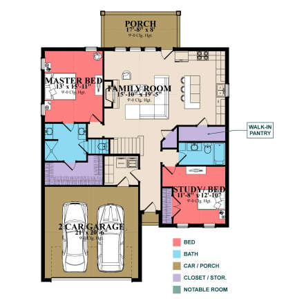 Floorplan1 for House Plan #1070-00352