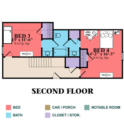 Floorplan2 for House Plan #1070-00352