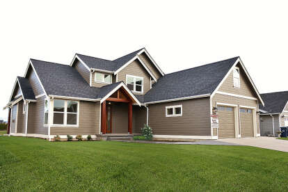 Craftsman House Plan #2464-00155 Elevation Photo
