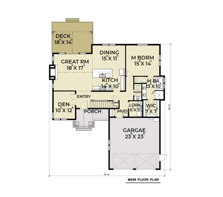 House Plan House Plan #31731 Drawing 1