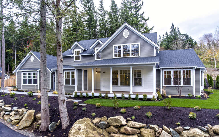 House Plan House Plan #31732 Angled Front Elevation