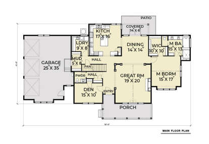 Main Floor  for House Plan #2464-00156
