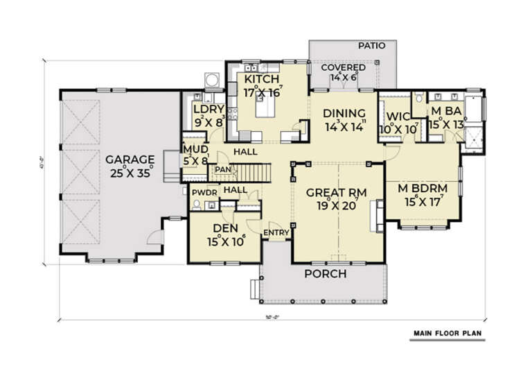 House Plan House Plan #31732 Drawing 1