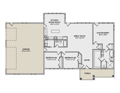 Main Floor  for House Plan #849-00106