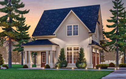 Craftsman House Plan #699-00393 Elevation Photo