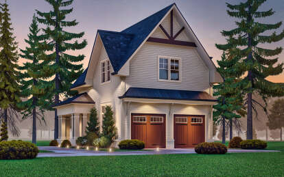 Craftsman House Plan #699-00393 Elevation Photo