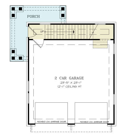 Garage Floor for House Plan #699-00393