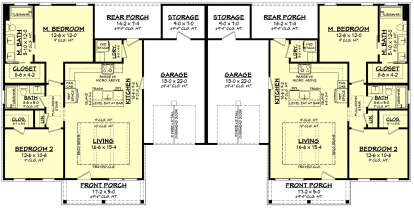 Main Floor  for House Plan #041-00364