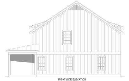 Modern Farmhouse House Plan #940-01166 Elevation Photo