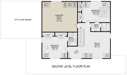 Second Floor for House Plan #940-01166