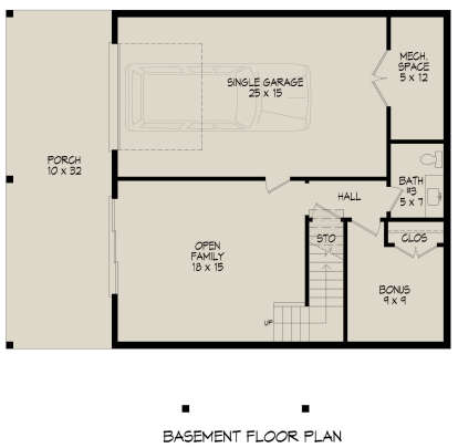Basement for House Plan #940-01167