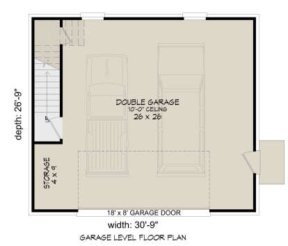 Garage Floor for House Plan #940-01170