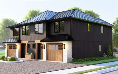 Modern House Plan #5032-00307 Elevation Photo