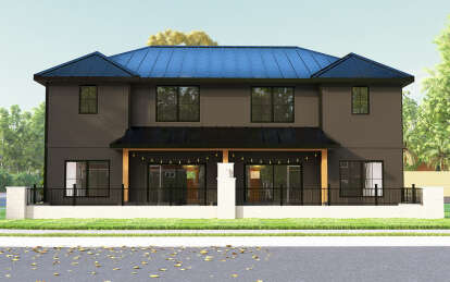 Modern House Plan #5032-00307 Elevation Photo