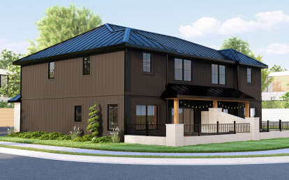 Modern House Plan #5032-00307 Elevation Photo