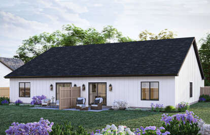European House Plan #963-01041 Elevation Photo