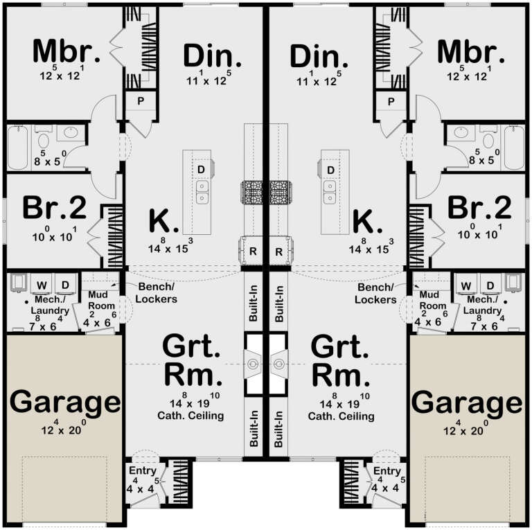 House Plan House Plan #31745 Drawing 1