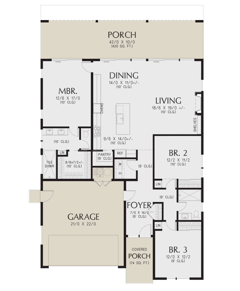 House Plan House Plan #31750 Drawing 1